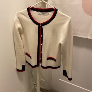 Zara white cardigan